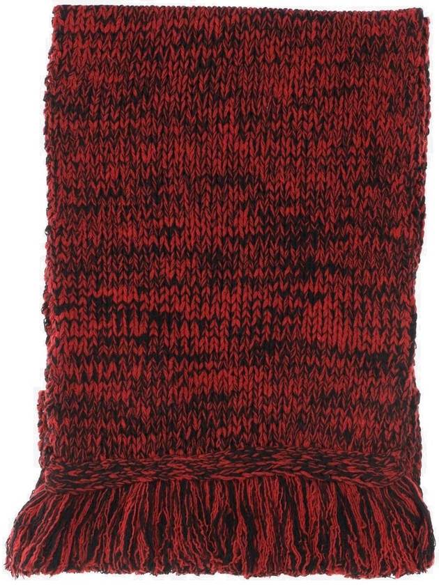 Aspesi 직사각형 모양의 프린지 엣지 스카프