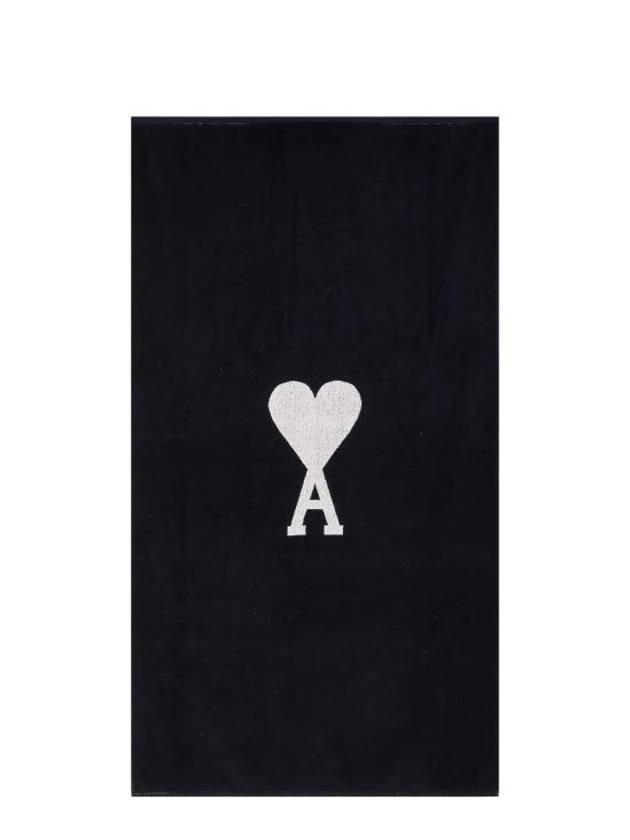 아미 파리 비치 타월 블랙
