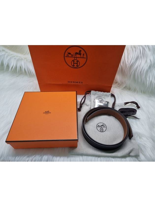 에르메스 리버서블 남성벨트 블랙 골드