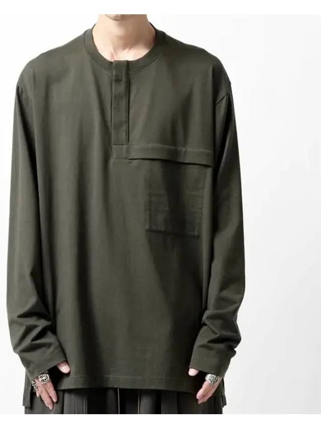 22FW Y3 HENLEY 오버핏 긴팔티셔츠
