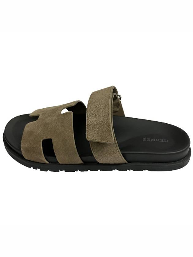 에르메스 시프레 H로고 스웨이드 고트스킨 샌들 에뚜쁘 남성 슈즈 H222856ZH X3 TEO