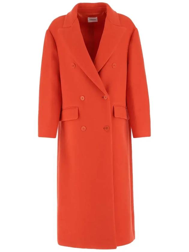 P.A.R.O.S.H. 더블 브레스티드 미디 코트 D430281LAYE_048