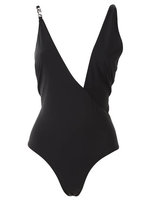 Karl Lagerfeld 시그니처 비대칭 수영복