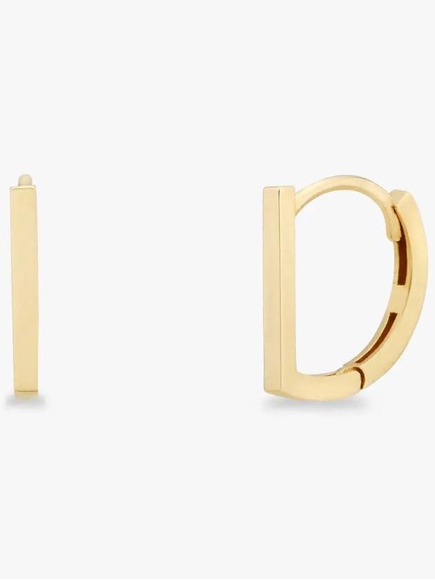 주문후제작 14K 클립 D 라인 귀걸이