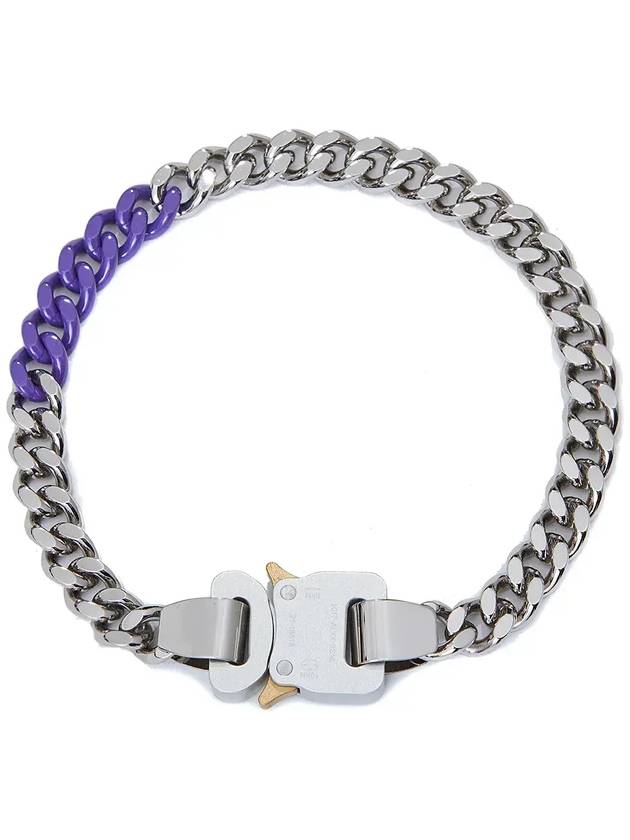 1017 ALYX 9SM 컬러 링크 버클 목걸이 AAUJW0078OT03_None