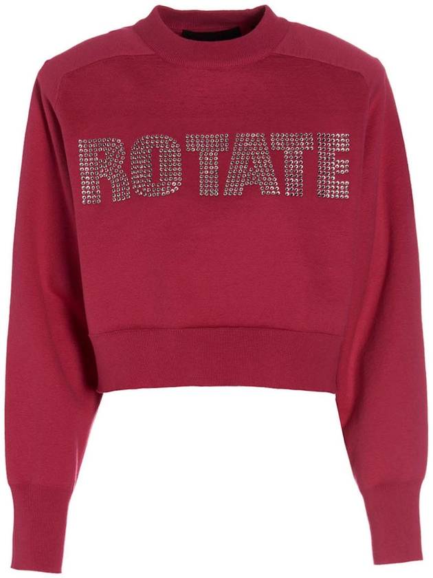 ROTATE BIRGER CHRISTENSEN & 39 Firm rhinestone& 39 스웨트셔츠 1001151979172435