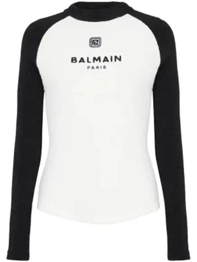 발망 레트로 PB 부클렛 니트탑 화이트