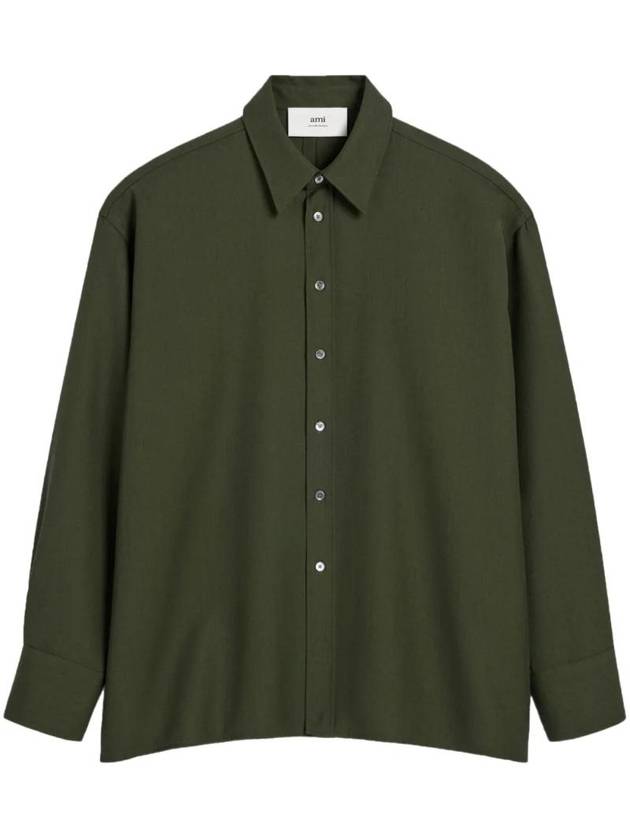 아미 백 슬릿 셔츠 E25USH171WV0068