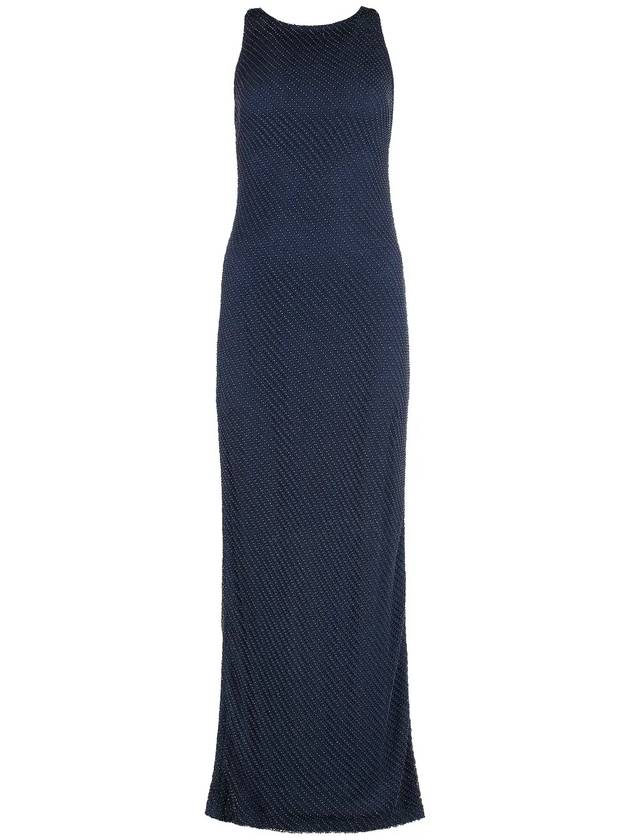 로렌 랄프 로렌 비즈 장식 슬리브리스 가운 253957573D2460L29YK_001