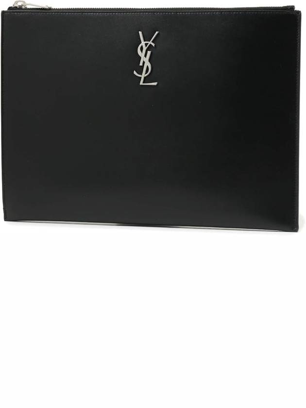 YSL 생로랑 로고 모노그램 클러치백 BB609CB0LK