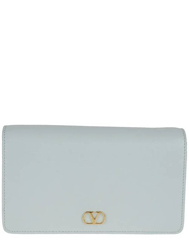 Valentino VLogo 플라크 폴드오버 탑 미니 숄더백 6W2P0AK8SNP_WTW