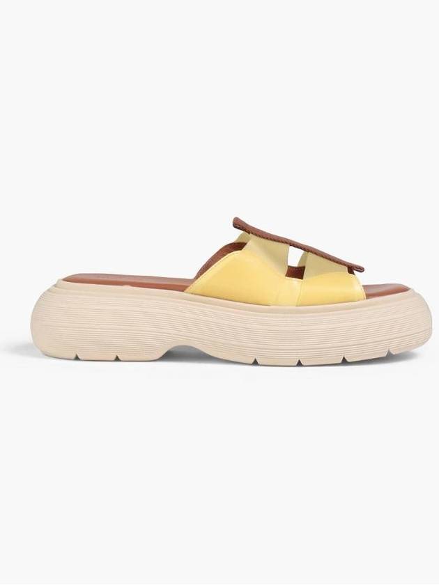 NB07 레지나표 여성 샌들 Reese cutout leather and TPU platform slides 1647597300487640