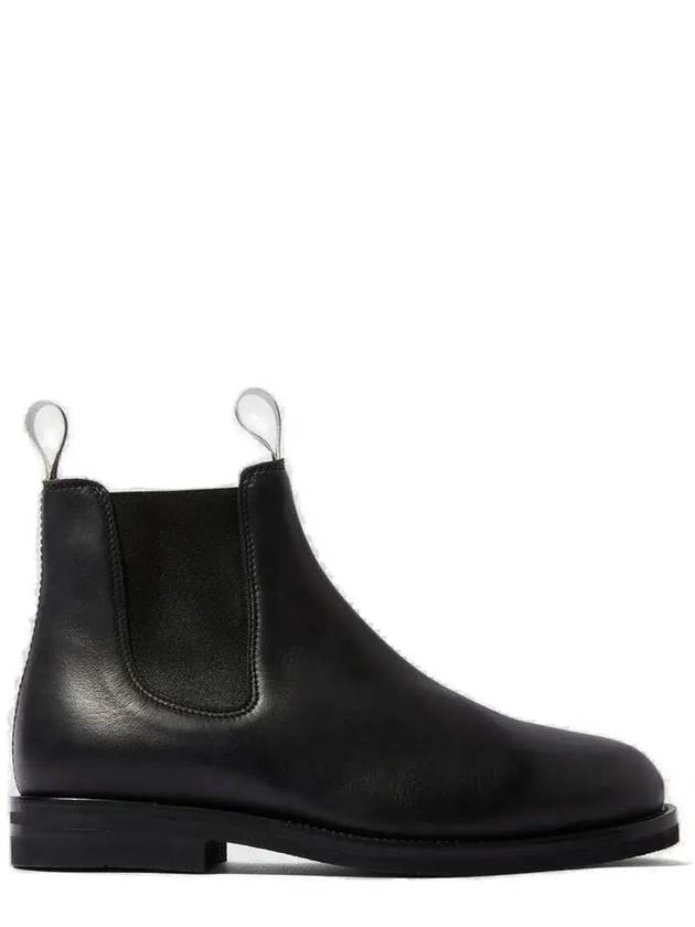 Scarosso William III 라운드 토 첼시 부츠 WILLIAMIIICHEL_BLACALF