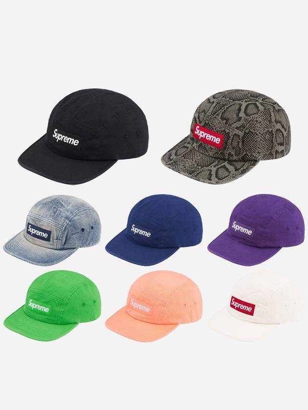 슈프림 워시드 치노 트윌 캠프 캡 24SS