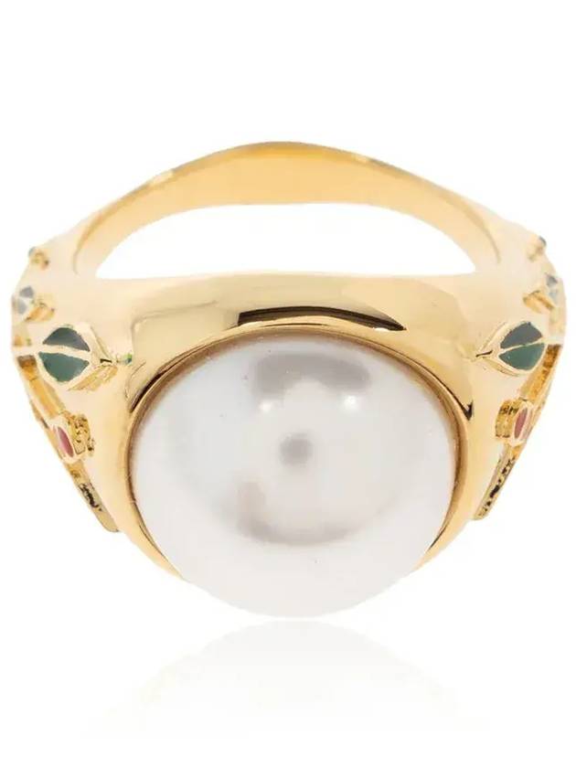 카사블랑카 인조 진주 반지 APS25JW088_01GOLD