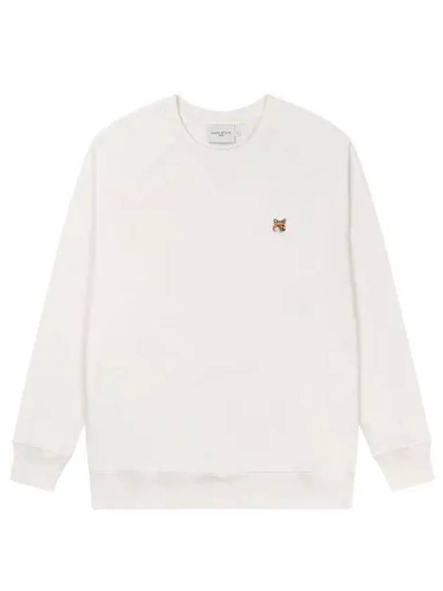 메종 키츠네 폭스 헤드 패치 클래식 스웨트셔츠 에크루 Maison Kitsune Fox Head Patch Classic Sweatshirt Ecru