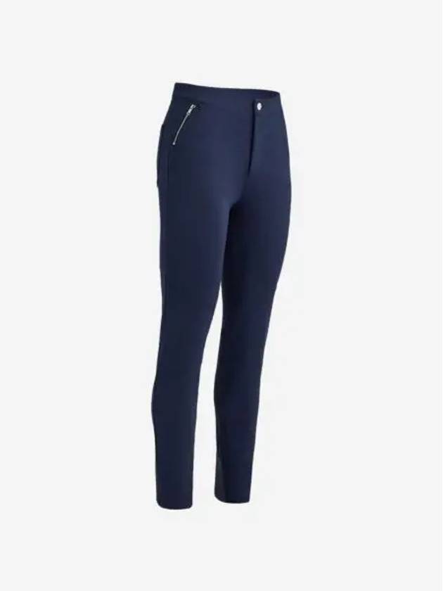 W 지포어 더블 니트 시가렛 하이 라이즈 스트레치 트라우저 트와일라잇 W G Fore Double Knit Cigarette High Rise Stretch Trouser Twilight