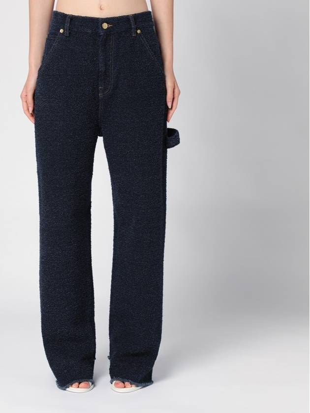 DARKPARK Blue boucle denim jeans