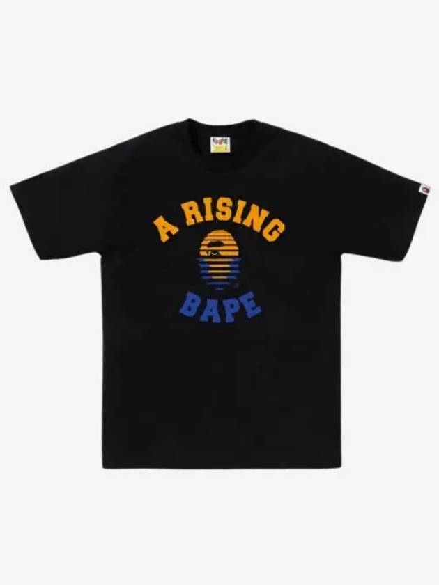 베이프 A 라이징 베이프 티셔츠 블랙 BAPE A Rising BAPE T Shirts Black