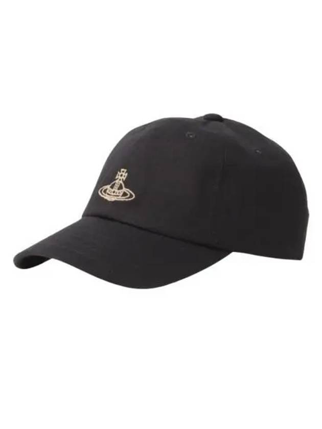 비비안 웨스트우드 런던 립스탑 캡 블랙 Vivienne Westwood London Ripstop Cap Black