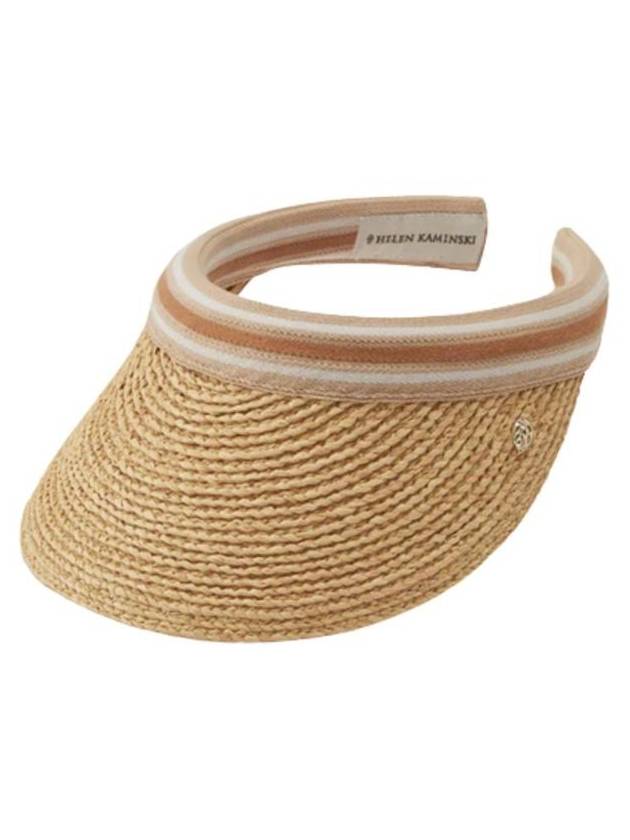 헬렌 카민스키 비앙카 8 스트라이프 바이저 내츄럴 누가 스트라이프 HAT52203