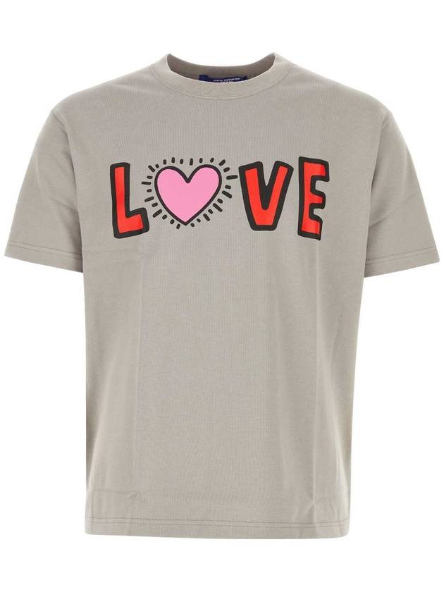 23SS 준야 와타나베 Grey 코튼 t 셔츠 WKT003S23 GRYWHTRDY