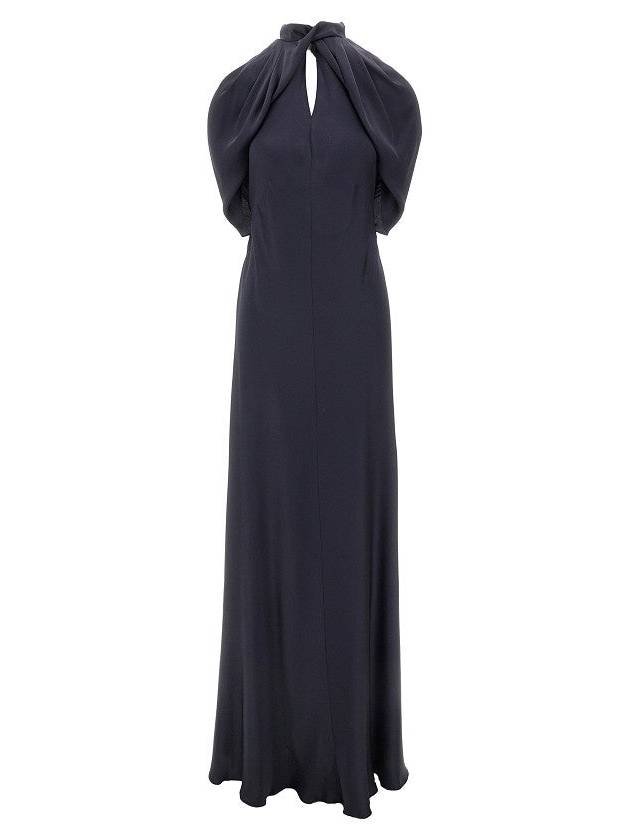 ALBERTA FERRETTI Satin long dress