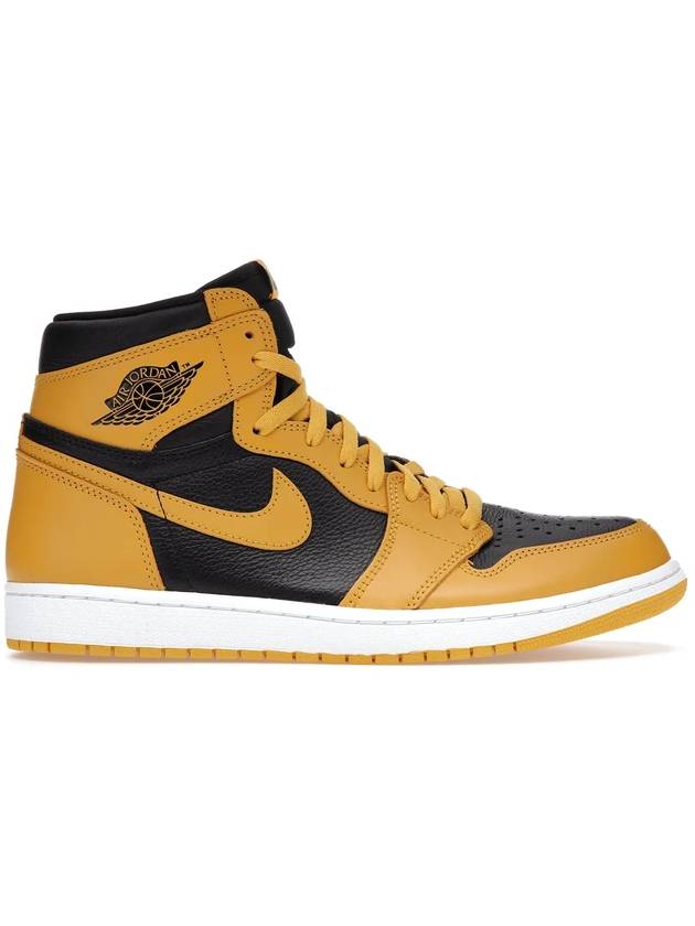 나이키 에어 조던1 레트로 하이 OG 폴른 하이탑 스니커즈 블랙옐로우