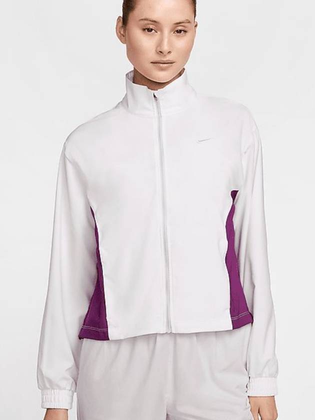 나이키 바람막이 자켓 HF4620 100 화이트 퍼플 WOMENS L 아시안핏