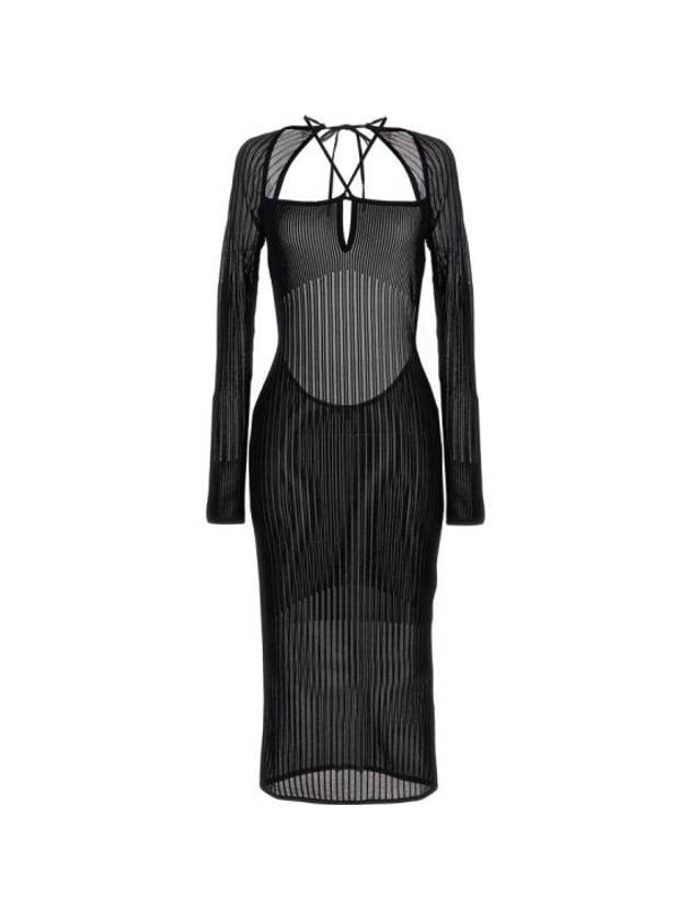 23SS 넨시 도자카 원피스 NDSS23KT018 BLACK black