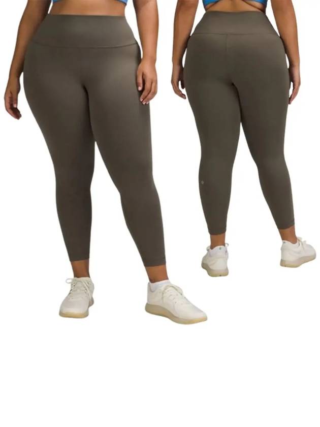 룰루레몬 레깅스 윈더 트레인 하이라이즈 바지 카키