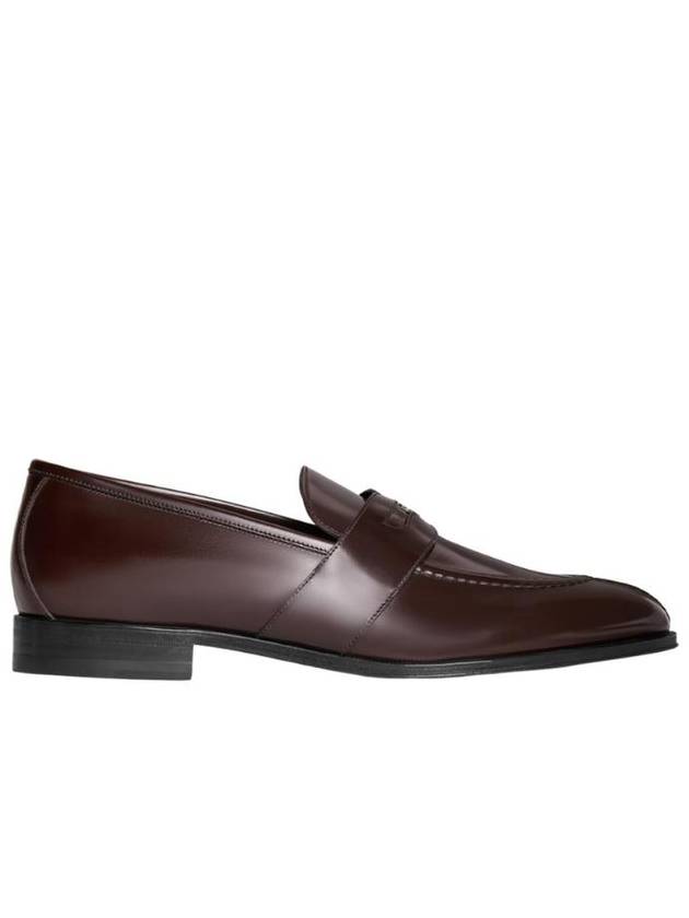 셀린느 말라케 페니 트리옹프 로퍼 폴리쉬드 불 다크 브라운 358503602C 19DK