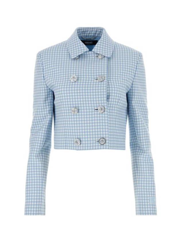 24SS 베르사체 수트 자켓 10146311A10337 2VE70 Checked