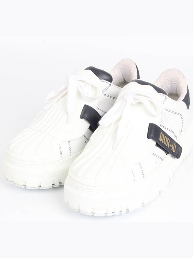 디올 ID 스니커즈 화이트 블랙 36.5 235