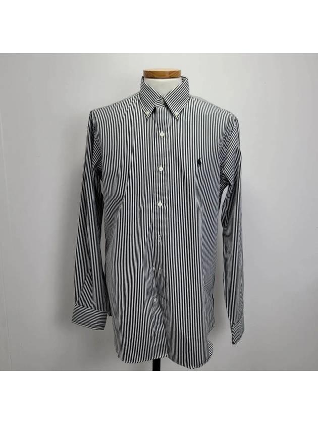 POLO 폴로 랄프로렌 POPLIN 스프라이트 블랙 셔츠 MNPOWOV16822005 001