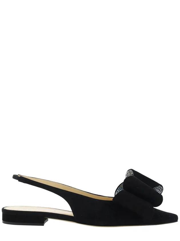 Mach & Mach Bow 디테일 슬링백 발레리나 PF24S078515SUEBLK_BLACK