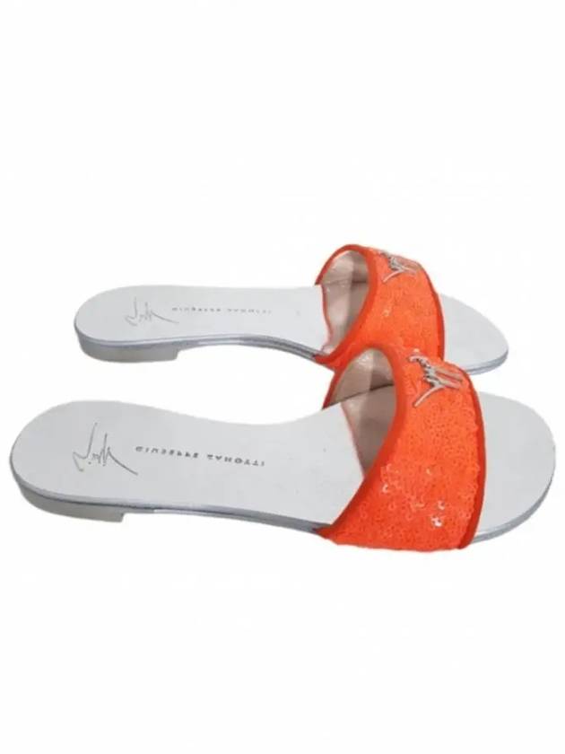 쥬세페자노티 E800023 003 로고 샌들 오렌지 Giuseppe Zanotti