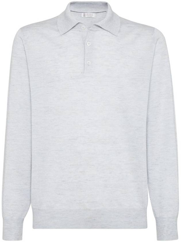 브루넬로 쿠치넬리 니트 폴로 셔츠 MSY00295C2386