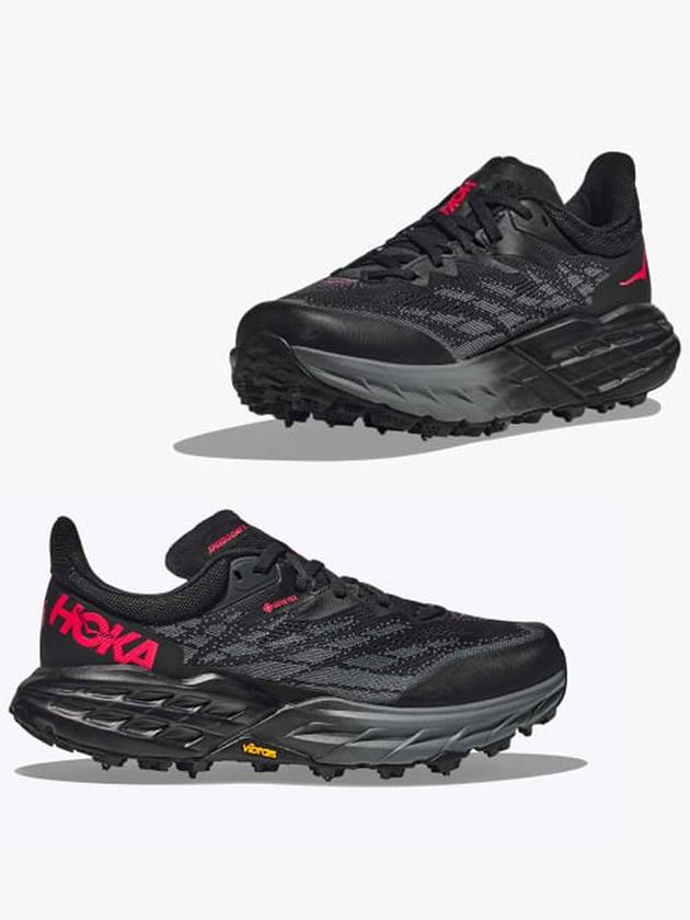 호카 오네오네 여성 스피드고트 5 GTX 스파이크 러닝화 트레일 등산화 운동화 블랙