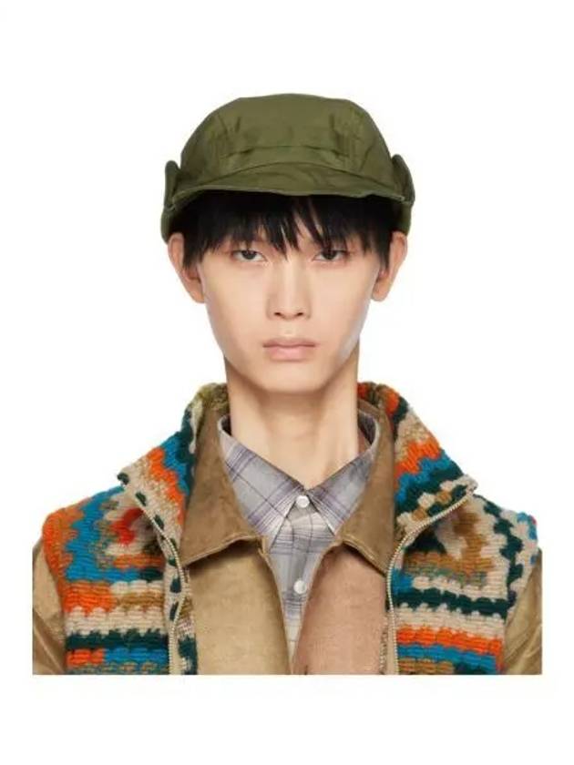 Engineered Garments 카키 헌터스 포플린 볼캡 150941