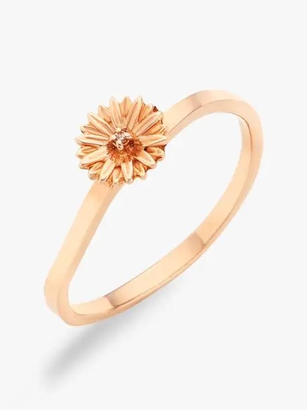 주문후제작 14K 웨이브 데이지 반지