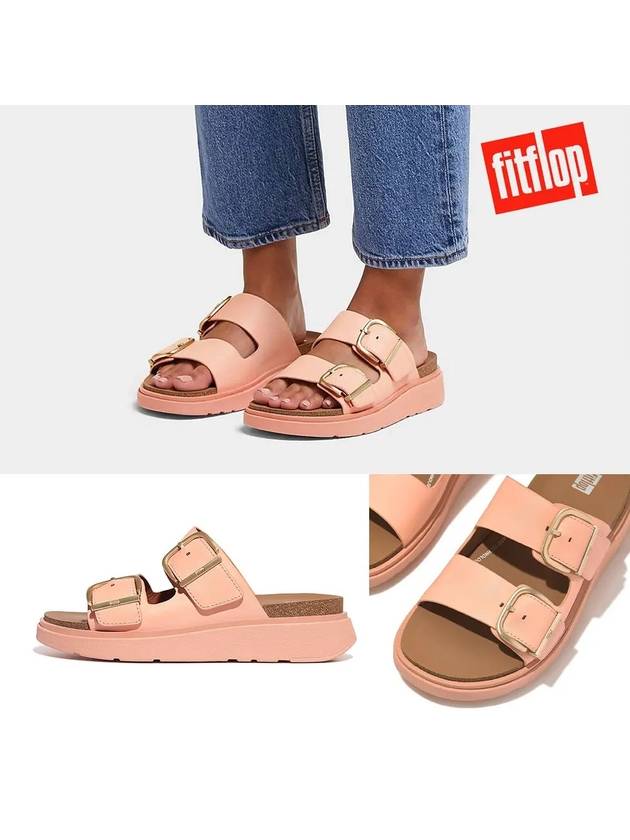 핏플랍 슬리퍼 젠FF 버클 투바 가죽 신발 브러쉬