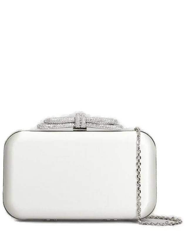 마하앤마하 보우 디테일 클러치백 PF24BG002_WHITE