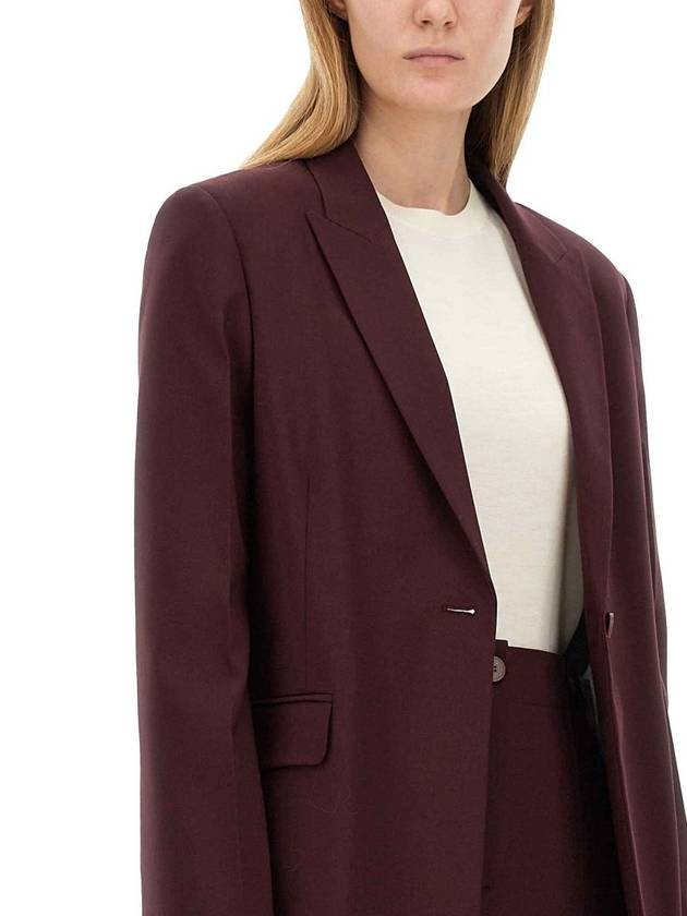 알리시 피크라펠 스트레이트 헴 블레이저 Alysi Peak Lapels Straight Hem Blazer