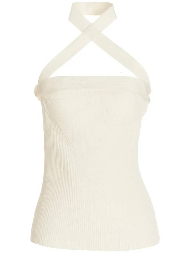 Proenza Schouler 골지 니트 홀터넥 탑 R2327052_102