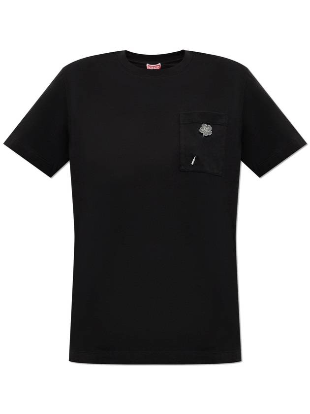 Kenzo T-shirt With Pocket  Women's  Black