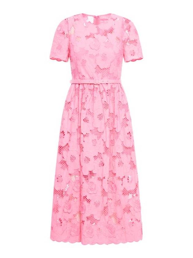 24FW 셀프 포트레이트 미디 원피스 PF24089MAPPINK Pink Purple