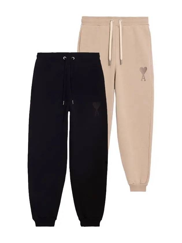 AMI 아미 하트로고 저지 팬츠 UTR202.747