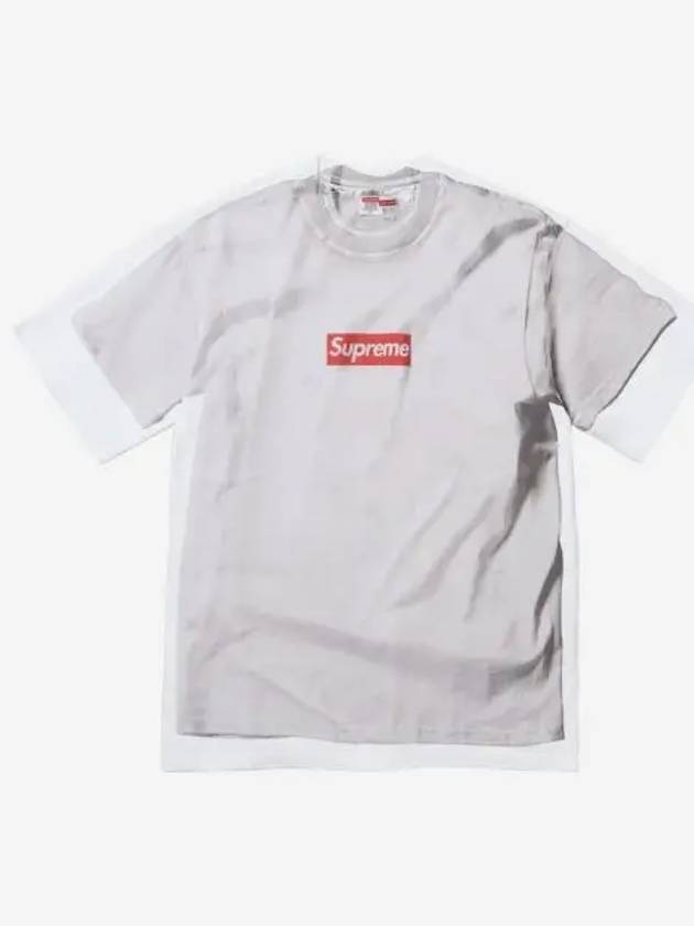 슈프림 x MM6 메종 마르지엘라 박스로고 티셔츠 화이트 24SS Supreme x MM6 Maison Margiela Box Logo T Shirt White 24SS
