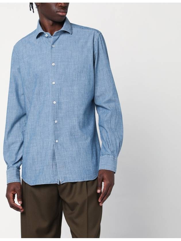 XACUS Light denim Tailor Fit shirt